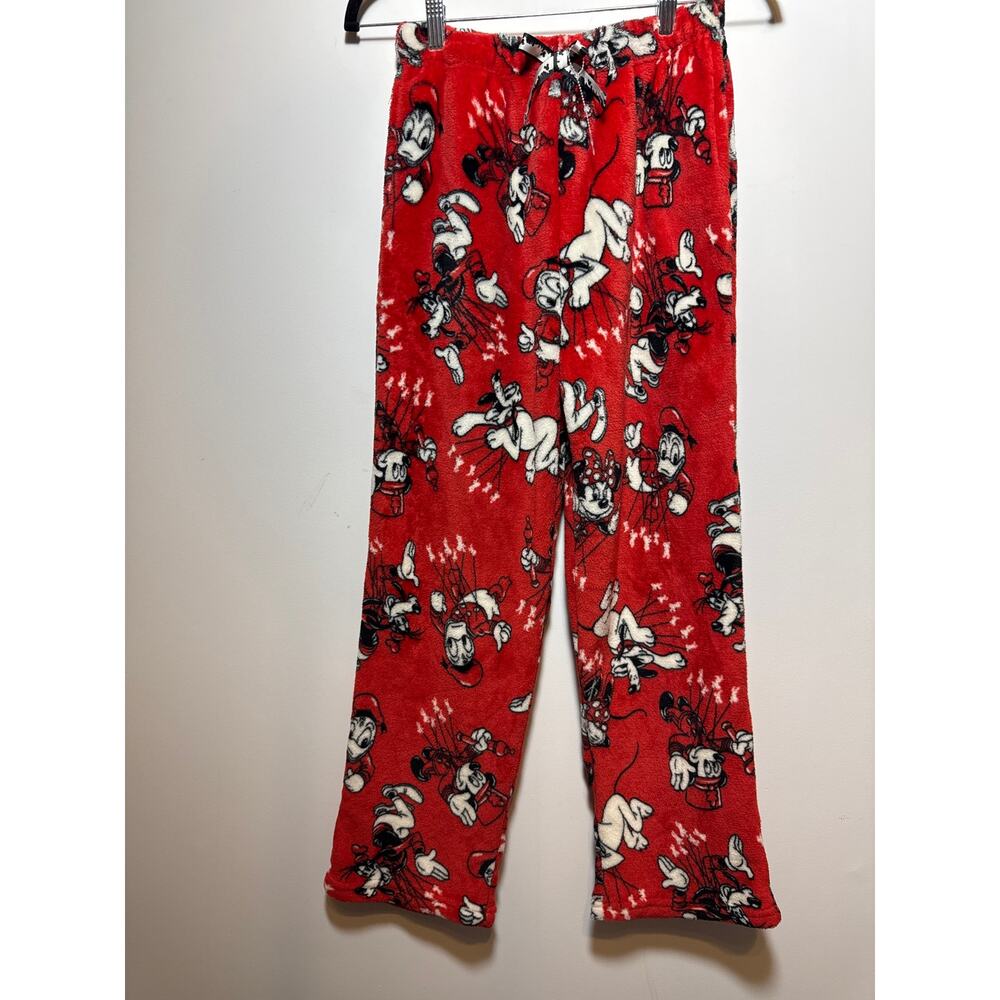 Brand New Disney Macy's Kids XL Red Mickey Mouse Pluto Pajama Pants Lounge
